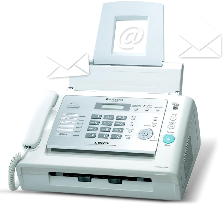 Your Faxes Will Be Emailed To You Within Seconds (762x711), Png Download