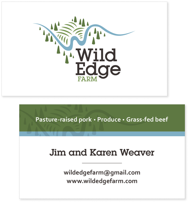 Wild Edge Farm Business Cards2 (1000x1140), Png Download