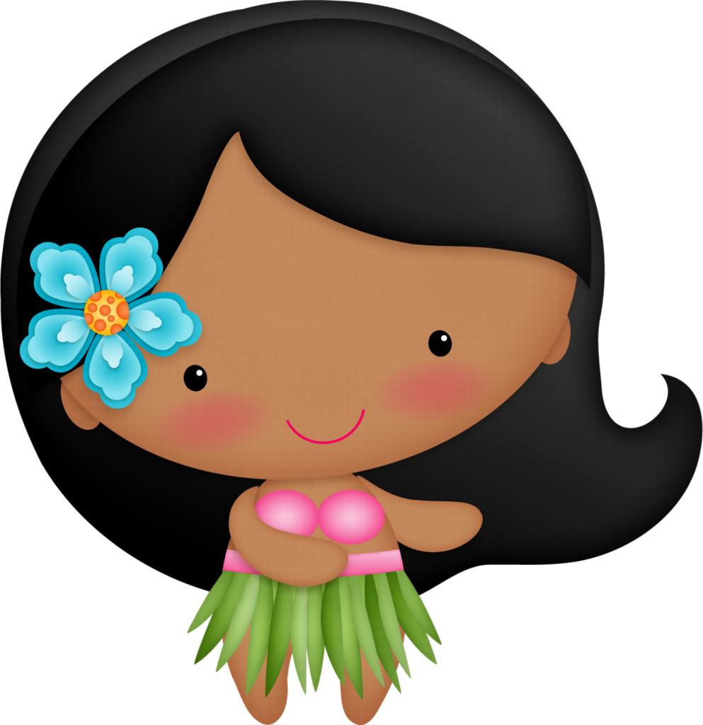 Hawaiian Hula Clip Art Moana Theme Transprent (993x1024), Png Download