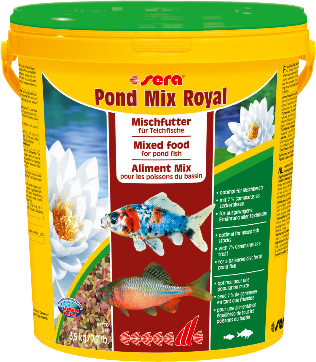 07108 Int Sera Pond Mix Royal 21 L (1117x1280), Png Download