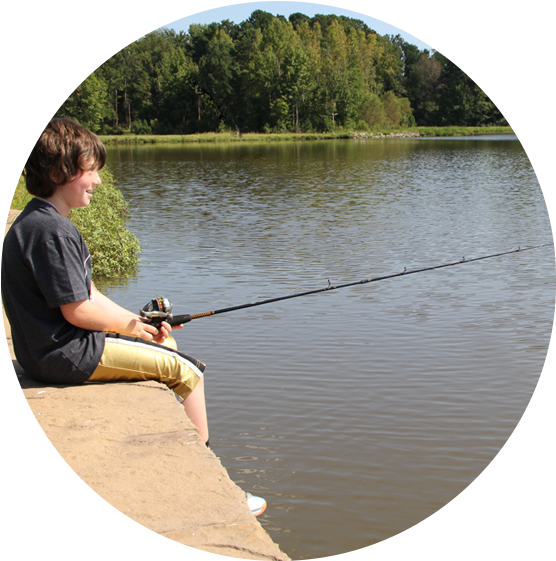 Fishing Weavers Pond (585x585), Png Download