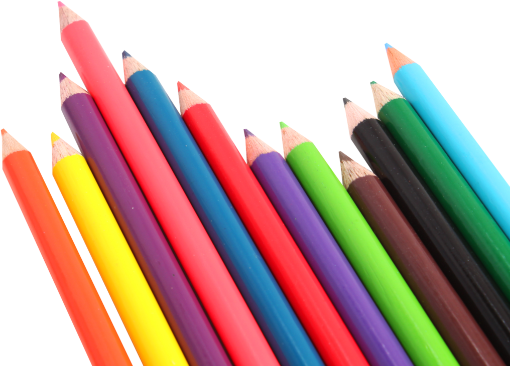 Color Pencils Png Image (1024x768), Png Download