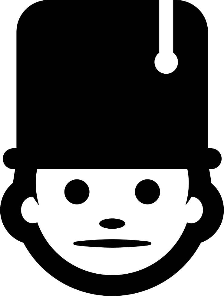 Man Face With Top Hat Comments (740x980), Png Download