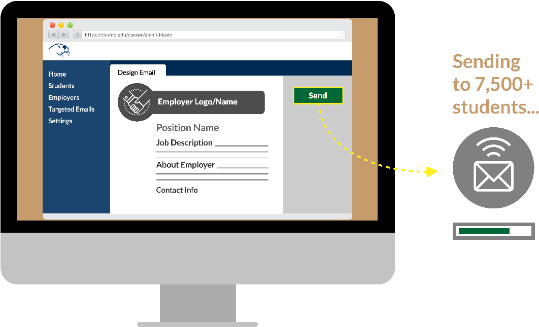 Email Blast Illustration (1200x675), Png Download