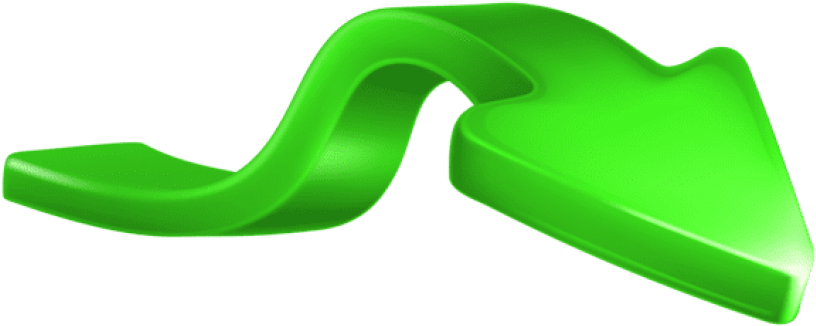 Download Recession Arrow Green Clipart Png Photo (850x379), Png Download