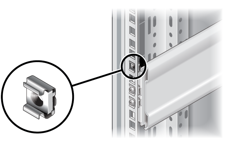 Screw Location To Secure The Server Into The (760x482), Png Download