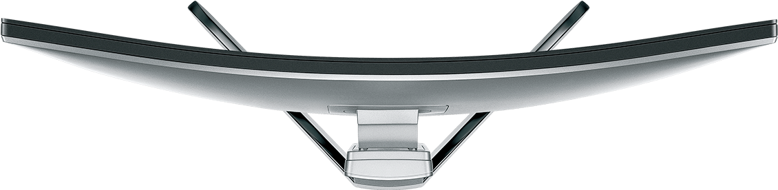 Video Enjoyment Monitor With Curved Design (1400x1400), Png Download