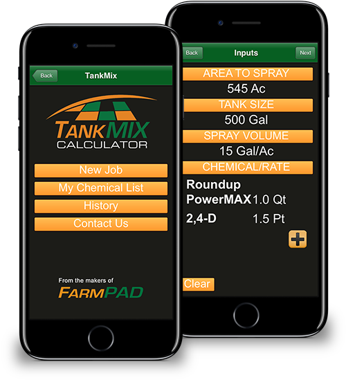 Tank Mix Calculator Farm Mobile App White Iphone7 (750x585), Png Download