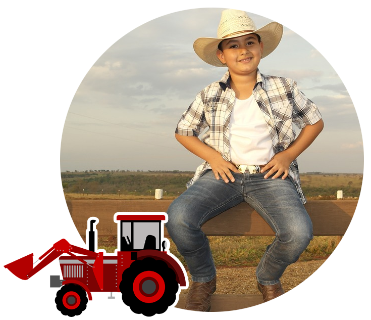 Kids Learn About The Farm (758x663), Png Download