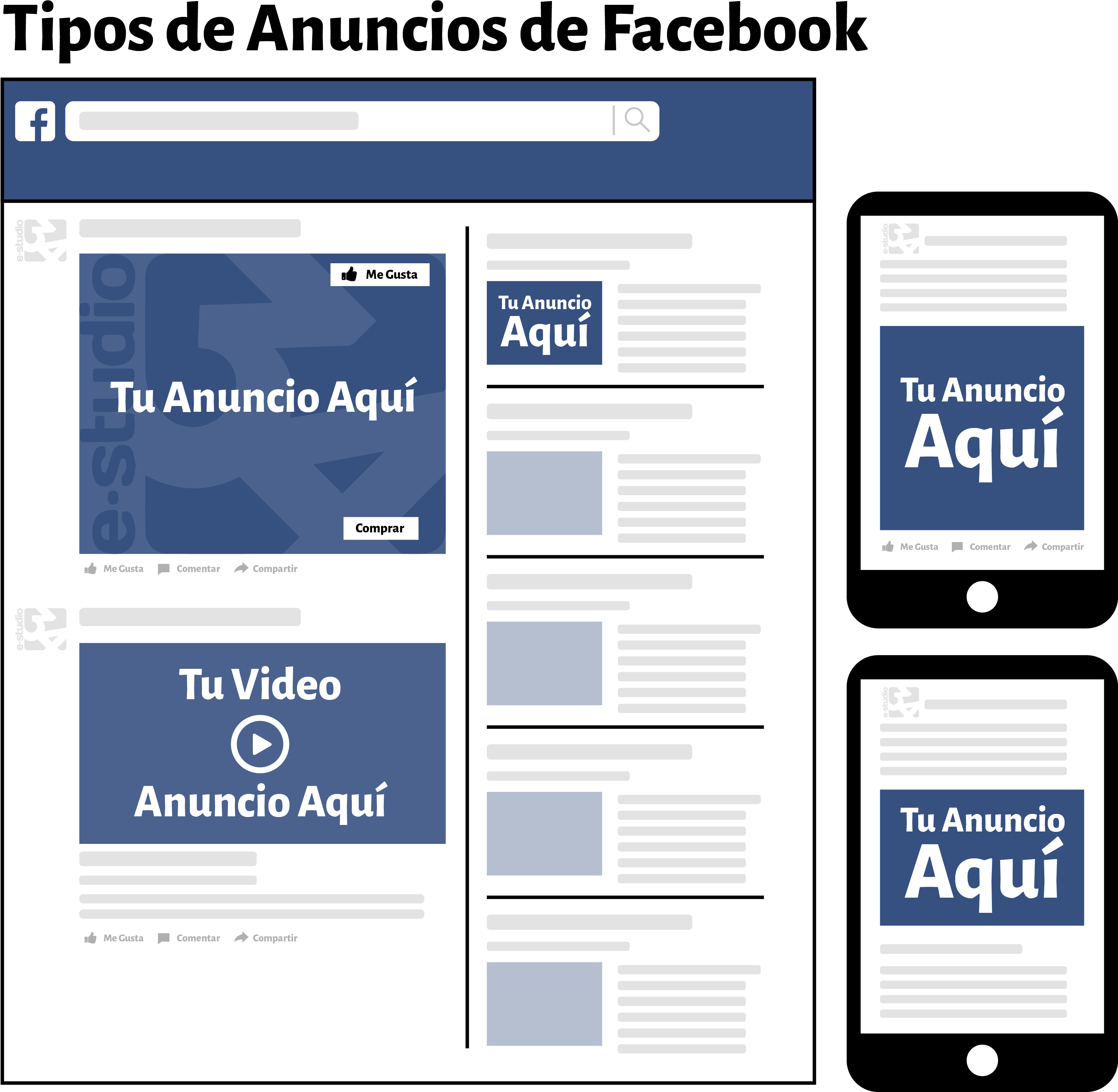 Anuncios Facebook Estudio34 (3840x3475), Png Download
