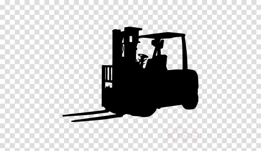Forklift Silhouette Clipart Forklift Caterpillar Inc (900x520), Png Download