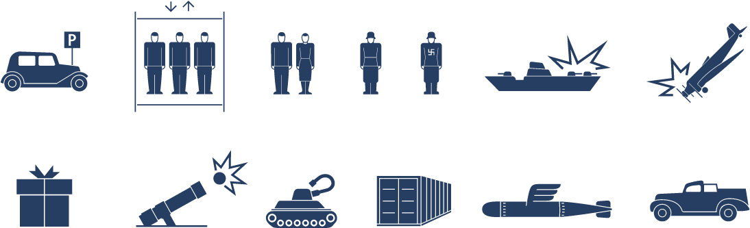 Icons (1322x358), Png Download