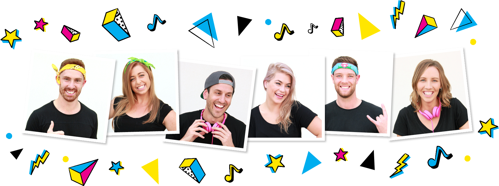 Kids Disco Party Crew (1754x729), Png Download