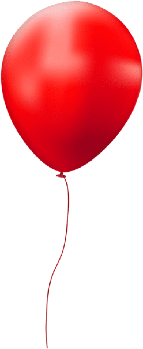 Free Png Download Red Single Balloon Png Images Background (480x1152), Png Download
