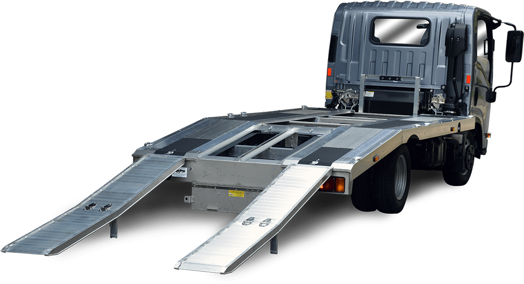 Isuzu Grafter Green Car Transporter (1200x679), Png Download