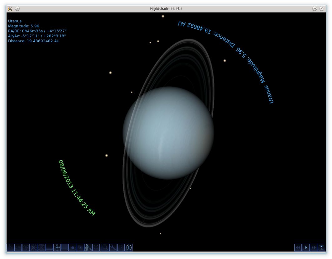 Nslegacy Uranus Close (1108x875), Png Download
