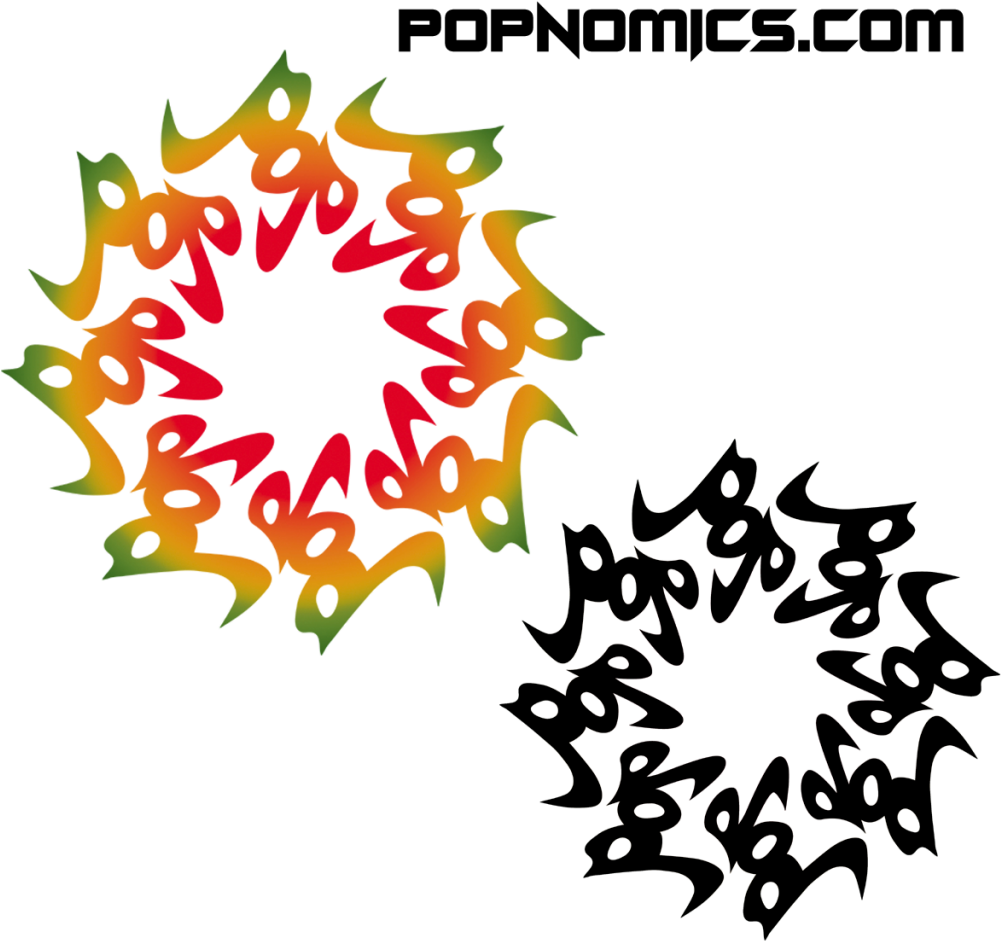 The Popnomics Logo Is Meant To Resemble A Star Of Pop (1024x1024), Png Download