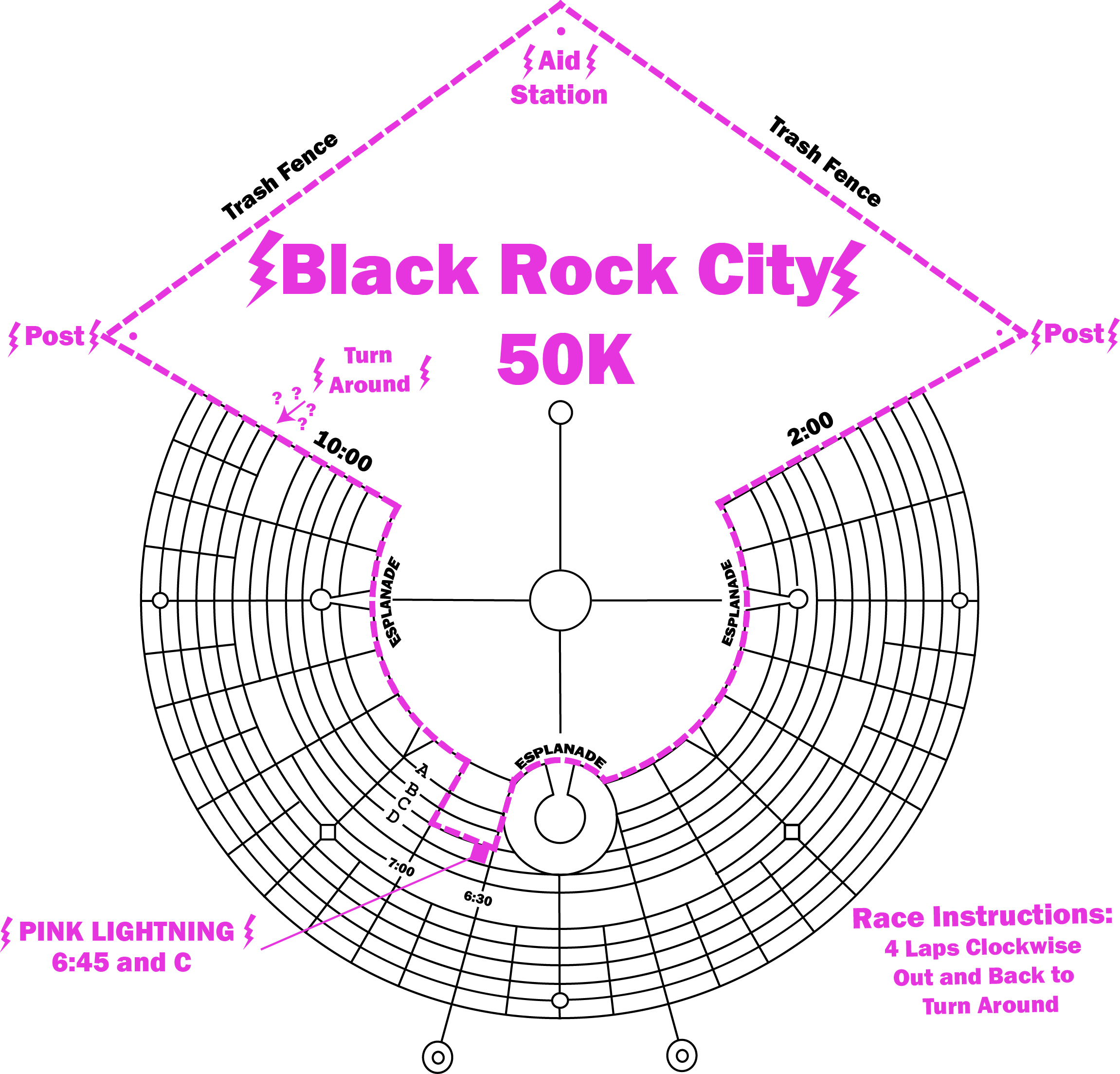 Start At Pink Lightning (2302x2207), Png Download