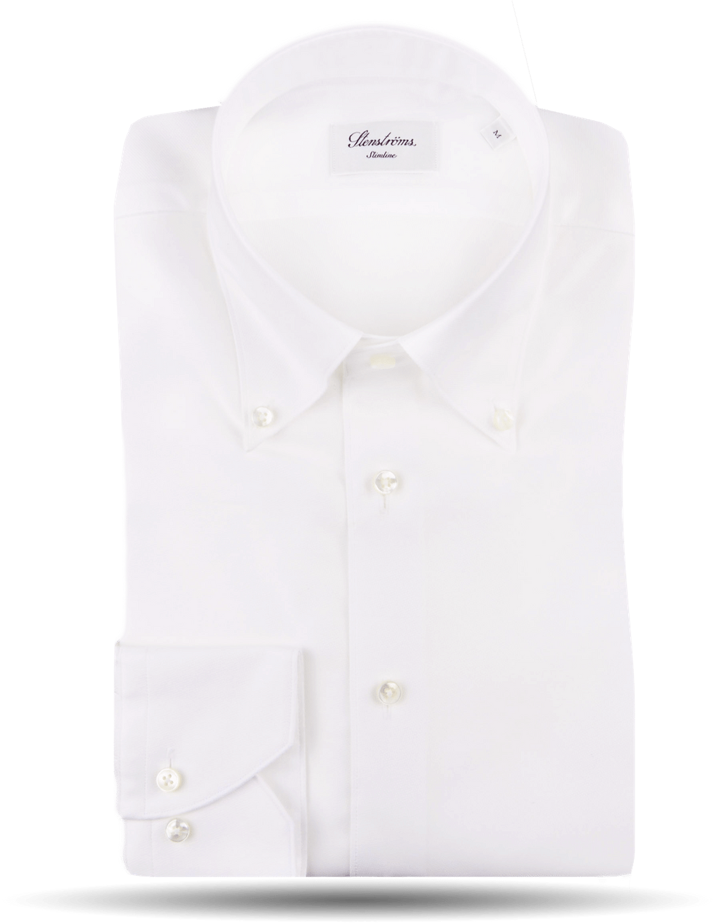 Stenströms White Button Down Cotton Tencel Slimline (1440x1440), Png Download