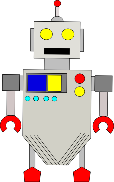 Computer Icons Drawing Robot Download Blog (471x749), Png Download