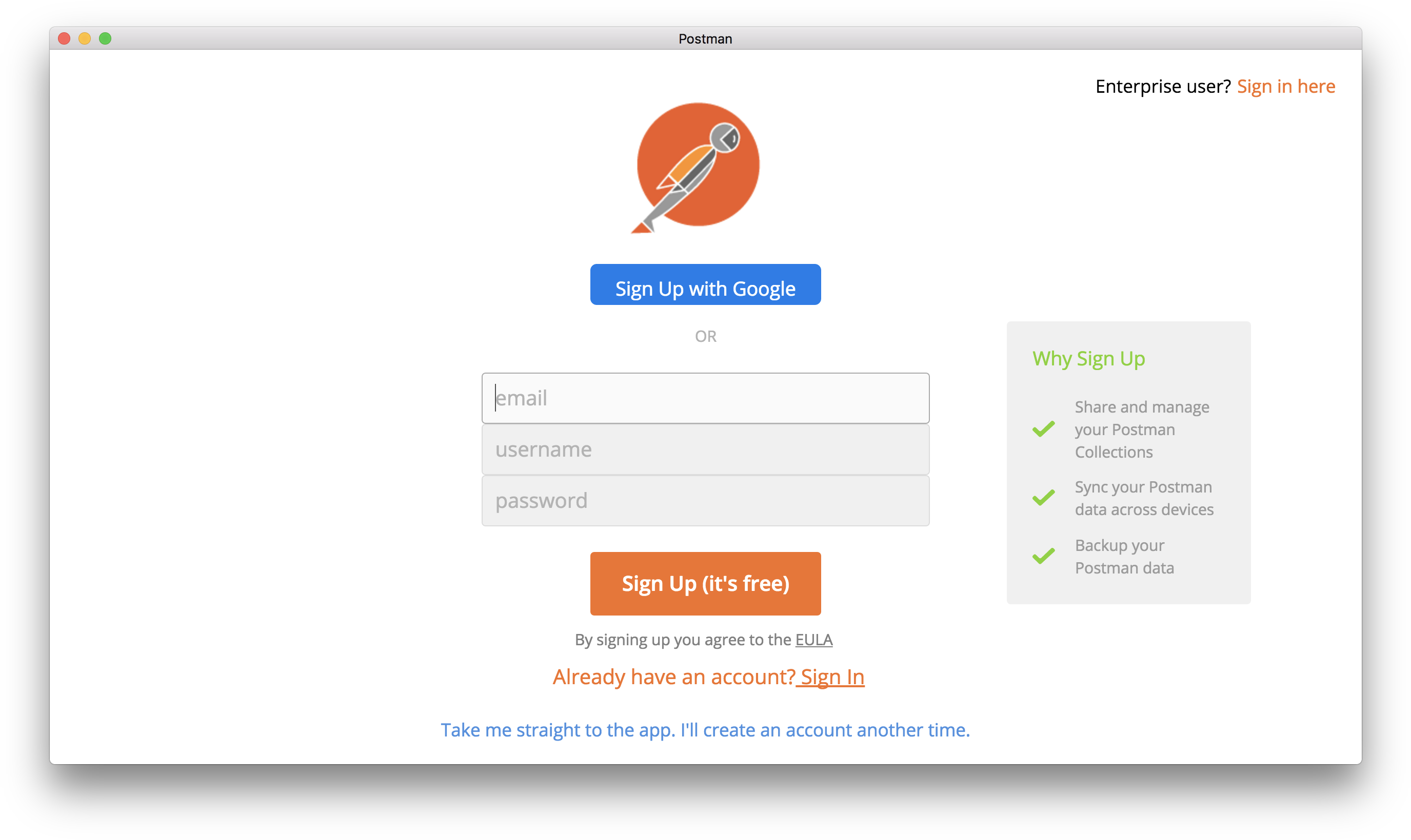 Sign Up With Email Or Google (2782x1662), Png Download