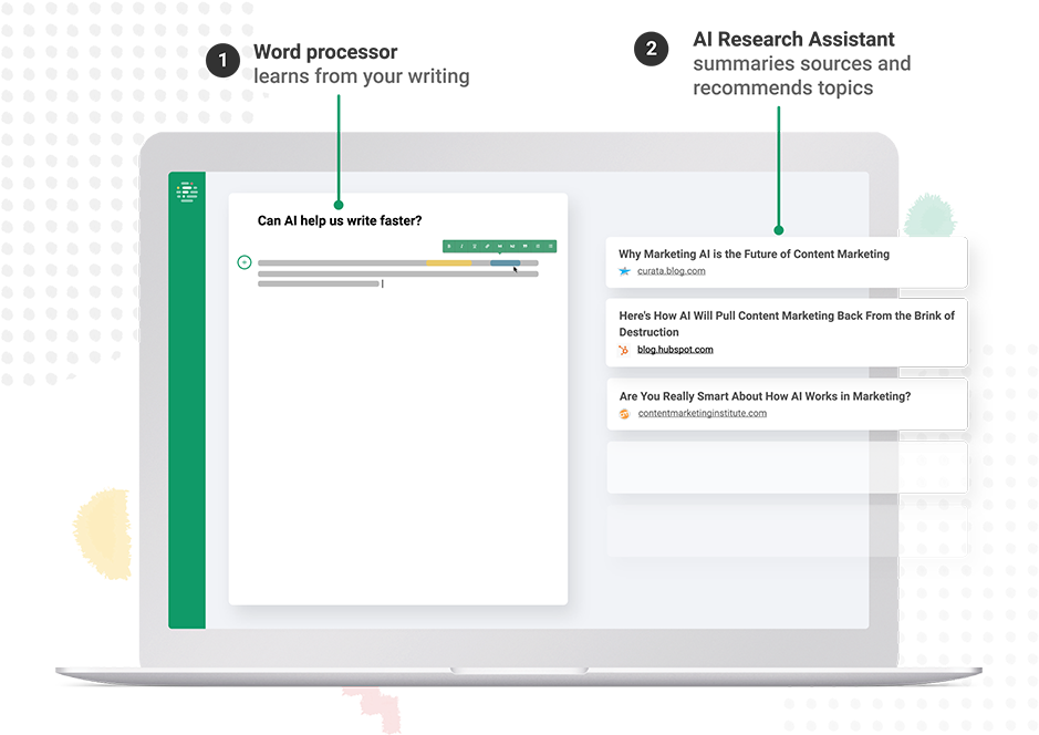 A Word Processor With An Integrated Ai Research Assistant (1000x694), Png Download