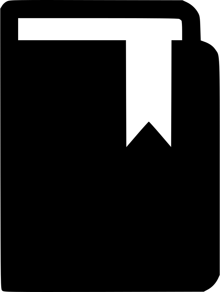 Bookmark Svg Book (740x980), Png Download