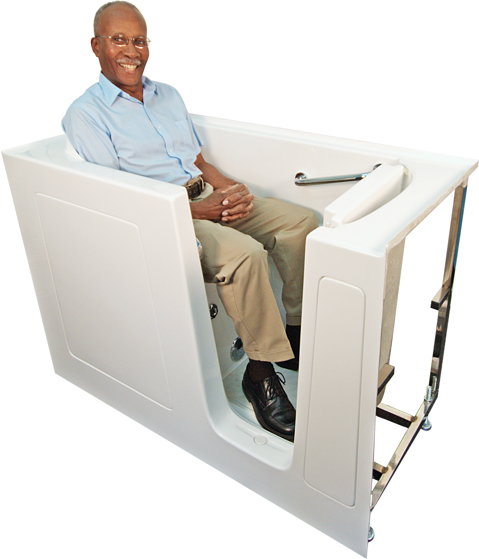 Bliss Walk-in Bathtub Model B2651 With Bather (2400x2002), Png Download