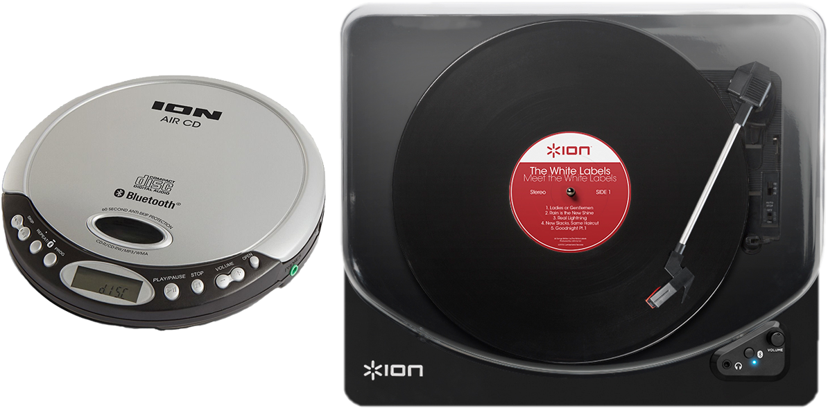 The Ion Audio Air Lp And Air Cd Allow You To Wirelessly (1453x636), Png Download