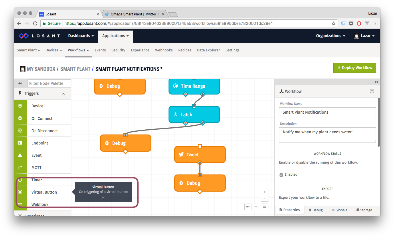 The Button Needs A Payload To Send To The Node It Triggers (1392x841), Png Download