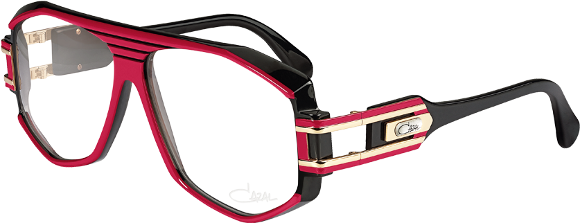 Cazal Vintage 163/1 200-red Clear (1024x768), Png Download