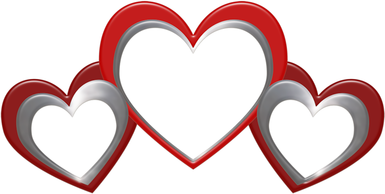 Hearts ‿✿⁀♡♥♡❤ (800x408), Png Download
