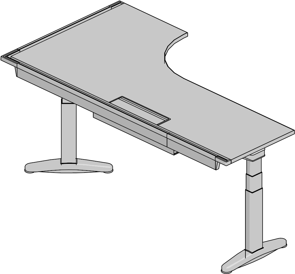 Electric,90 Deg Corner 23x76x40x23,4-preset Controller,l (1200x1200), Png Download