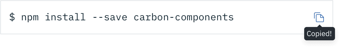 "copy" Action As An Icon With Tooltip In A Code Snippet (1208x300), Png Download