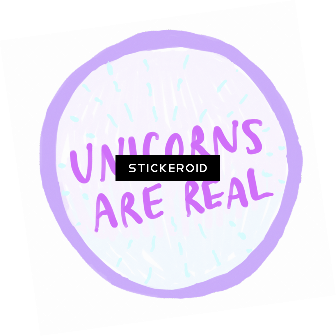 Unicorns Are Real (1155x1156), Png Download