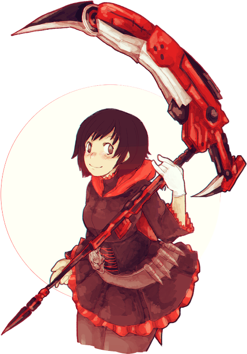 Rwby Red (500x688), Png Download