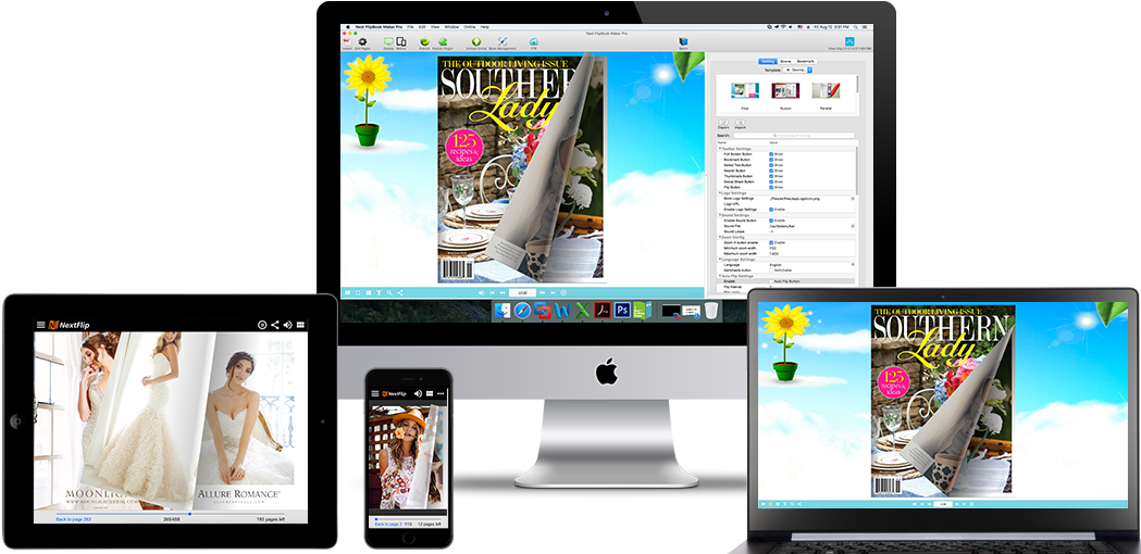 Cross-browser Html5 Flipbook (1070x520), Png Download