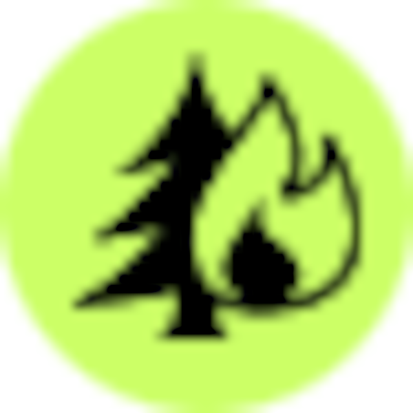 Forest Fire Danger Ratings (600x600), Png Download