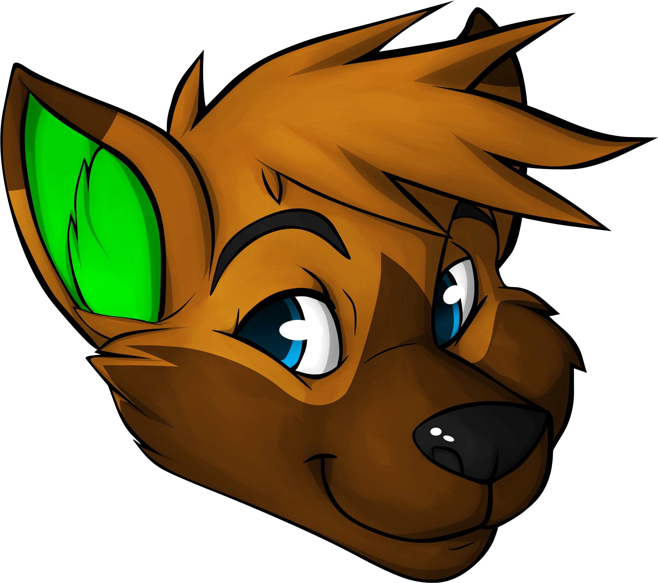 Puff A Pup Icon [comm] (2400x2400), Png Download