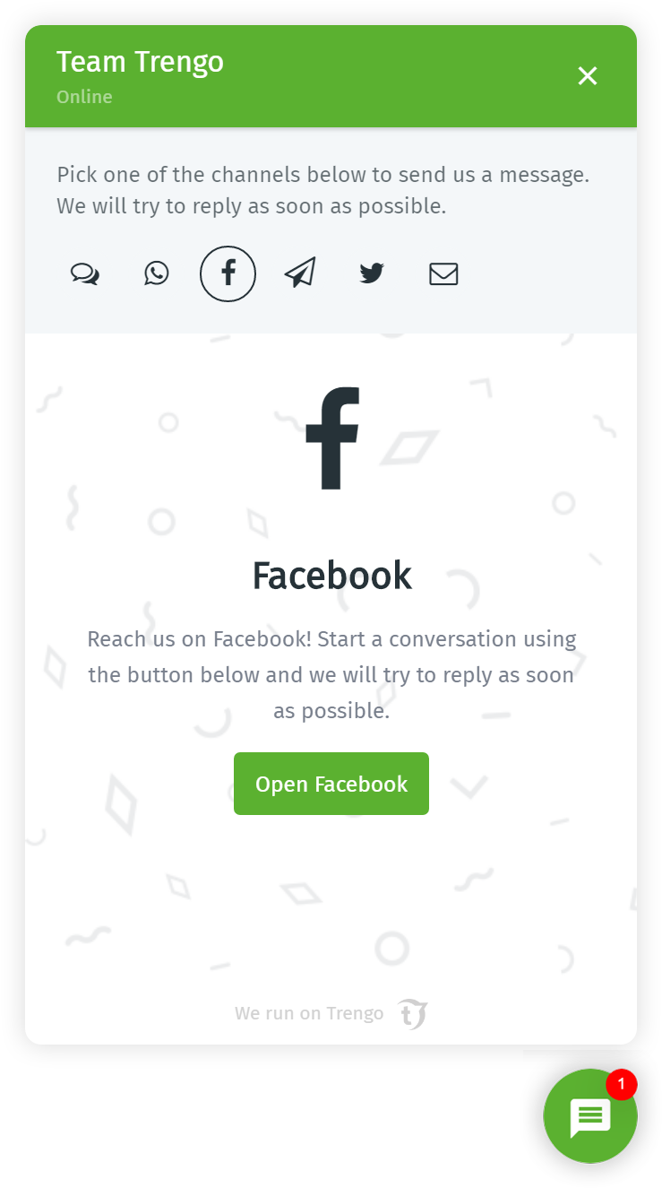 For Example, The Facebook Button Automatically Refers (2000x1335), Png Download