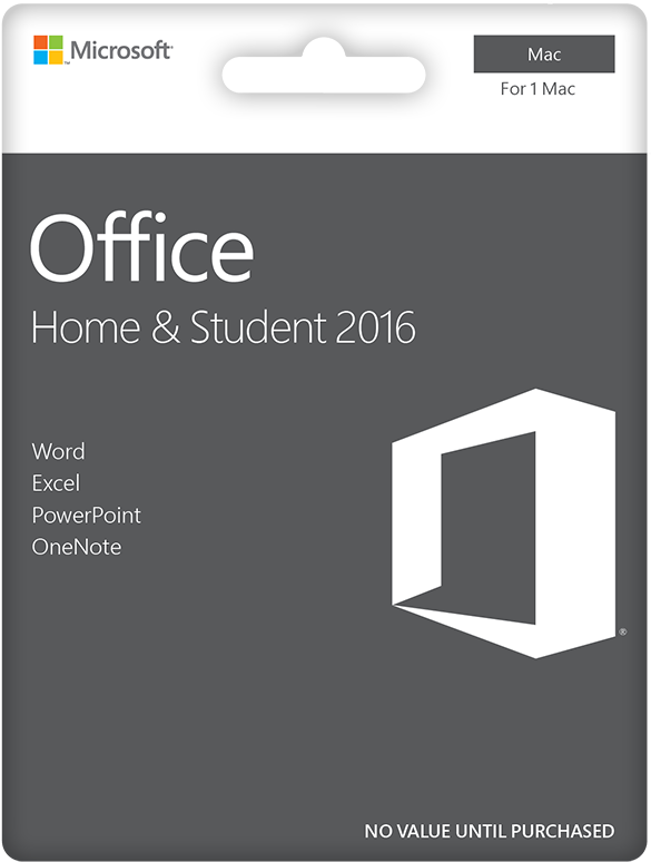 Microsoft Office Home And Student 2016 For Mac (1500x844), Png Download