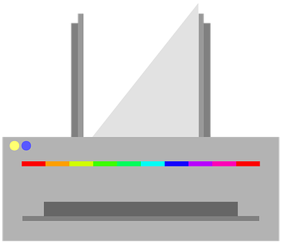 Printer, Icon, Vector, Paper, Paper Feed, A4, A3 (640x640), Png Download