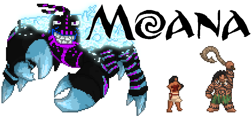 Pixel Moana (920x440), Png Download