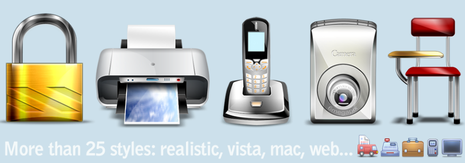Windows 7 Png Icons (960x336), Png Download