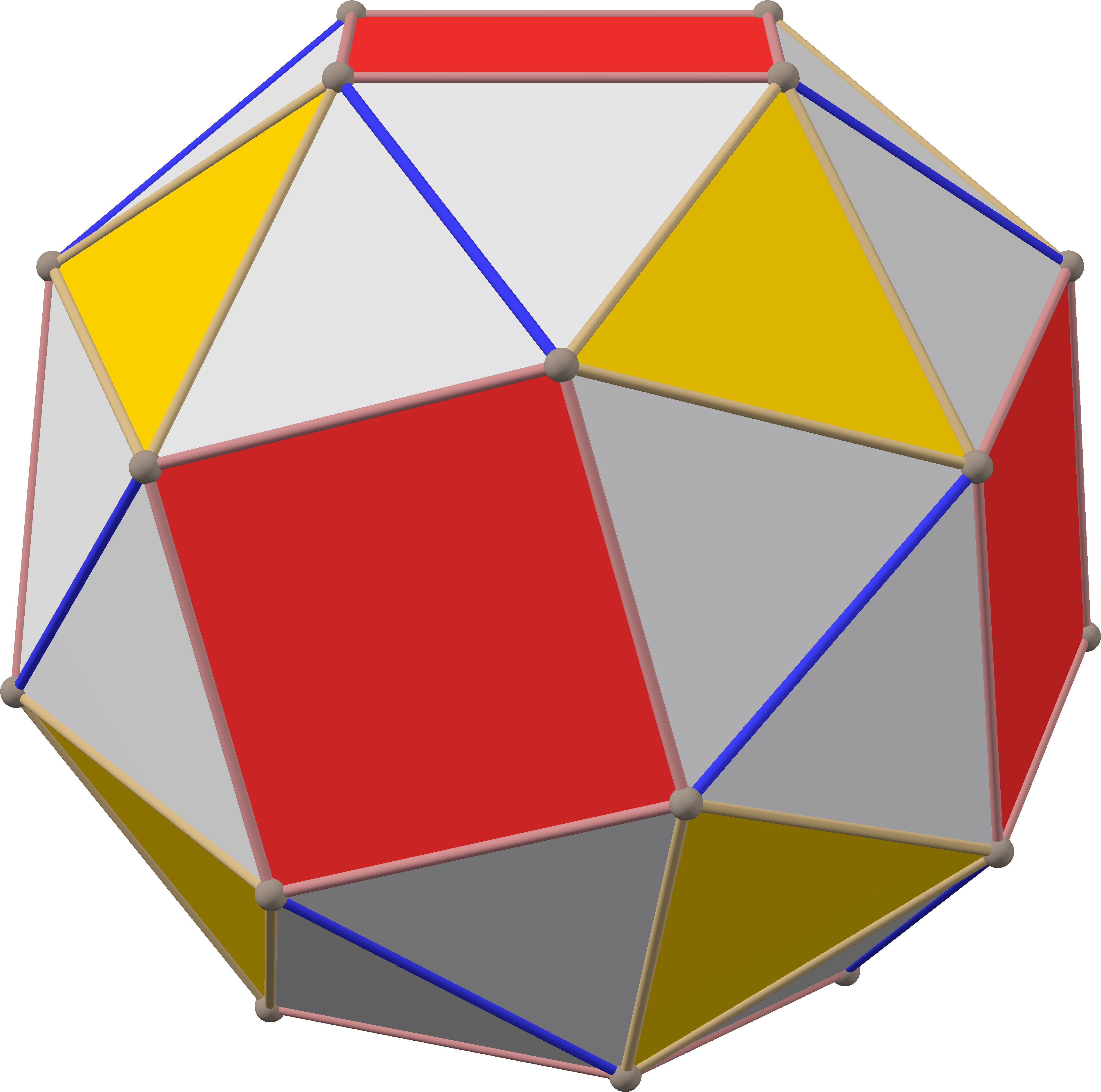 Polyhedron Snub 6-8 Right Max (3905x3860), Png Download