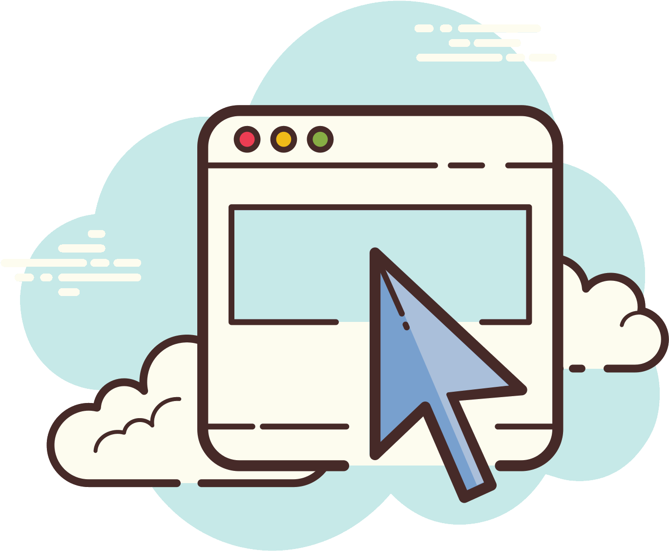 Cursor In Window Icon (1600x1600), Png Download