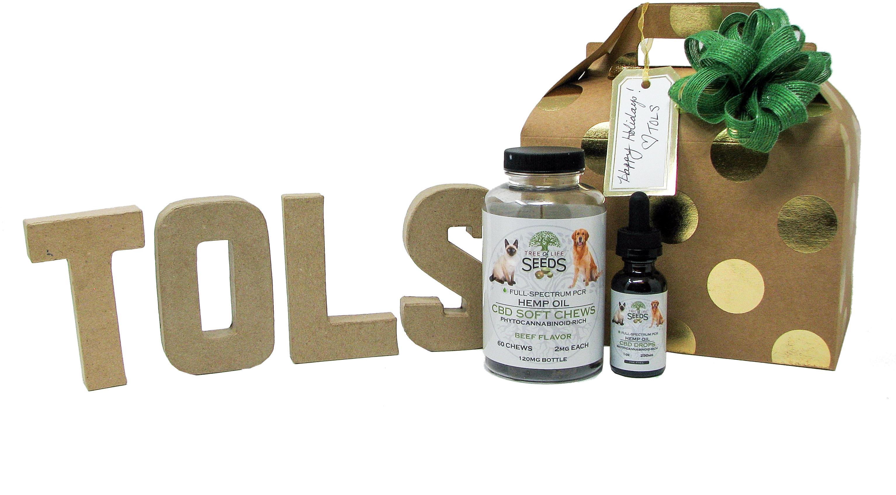 Tree Of Life Seeds Healthy Happy Pet Cbd Gift Set (3070x1832), Png Download