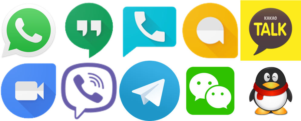 Google Allo, Duo, Hangouts And Voice (1000x400), Png Download