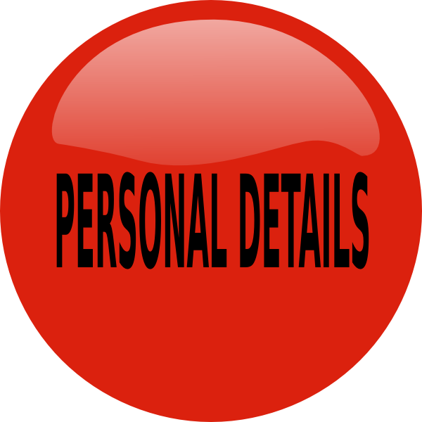 Personal Details Png Clip Art (600x600), Png Download