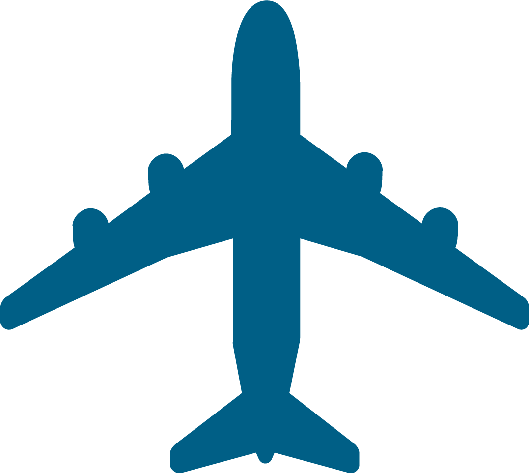 Airplane Icon - (1667x1251), Png Download